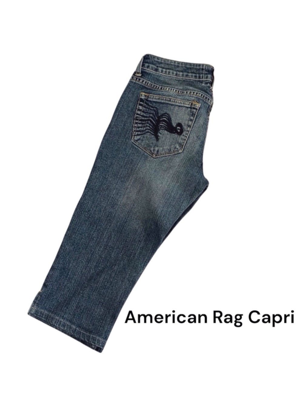 AMERICAN RAG Jeans Capri Skinny Denim Junior Size 5 Low Rise